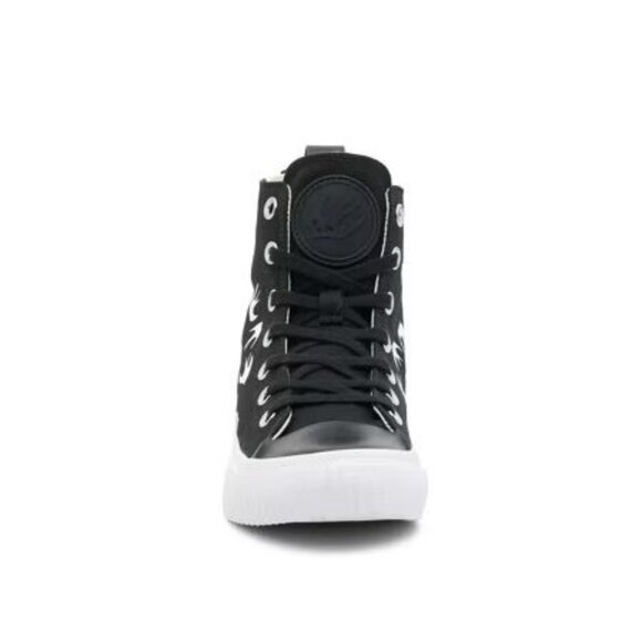 MCQ Alexander MCQueen Women's Swallow Black High top Slip On Sneaker Size 42/ US - Picture 5 of 5
